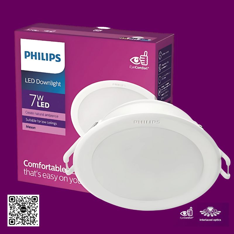 Âm Trần Philips LED Meson 59448 / 7W (Φ105)